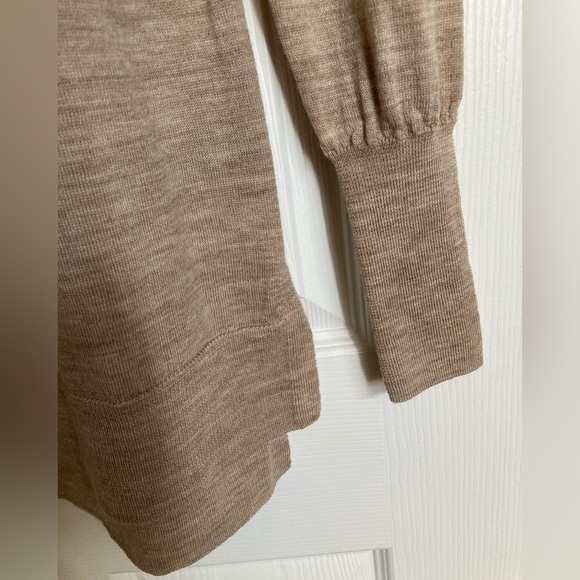 Badgley Mischka Tan Mock Neck Sweater - Picture 6 of 6